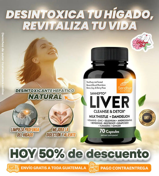 LIVER CLEANSE DETOX - PODEROSO SUPLEMENTO