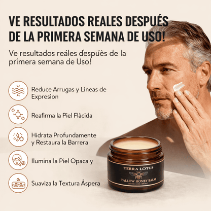 Bálsamo de Sebo de Res — Hidratación Intensa y Defensa Contra los Signos de la Edad