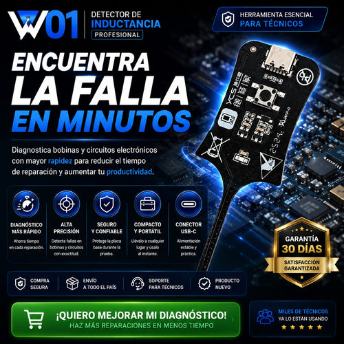 Detector de Inductancia para Diagnóstico Electrónico de Precisión
