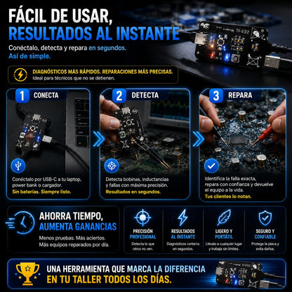 Detector de Inductancia para Diagnóstico Electrónico de Precisión