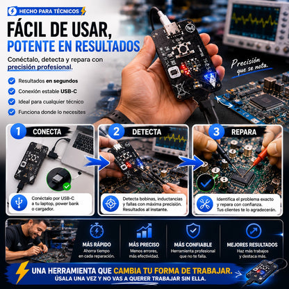 Detector de Inductancia para Diagnóstico Electrónico de Precisión