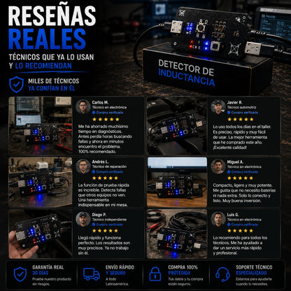 Detector de Inductancia para Diagnóstico Electrónico de Precisión