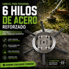 CABEZAL PARA PODADORA X 6 HILOS DE HIERRO REFORZADOS